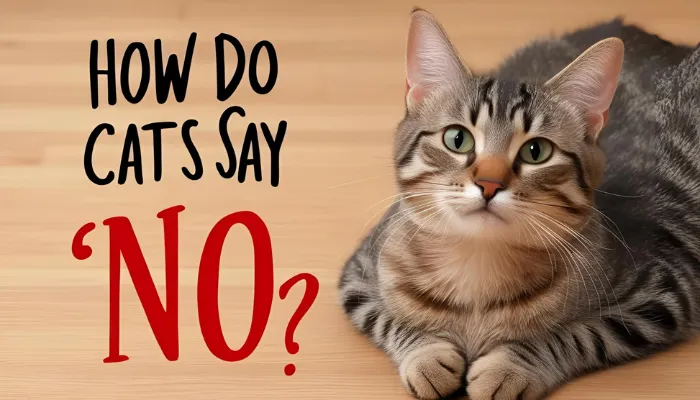 How Do Cats Say “No”?